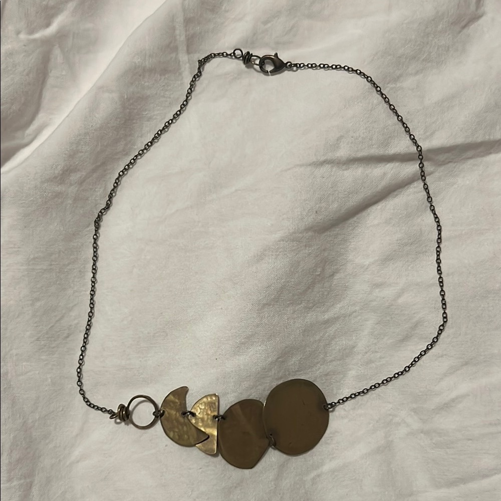 Moon Phase Gold Boutique Necklace
